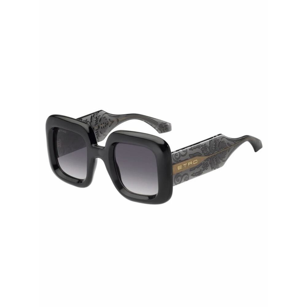 New Etro ETRO0015/S 0KB79O Dark grey Square Sunglasses, Authentic